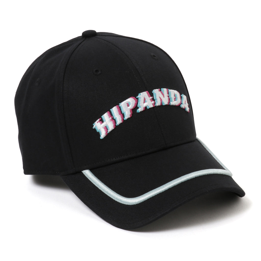 HIPANDA UNISEX  LETTERS CAP / BLACK × WHITE・BLACK × RED・BLACK × BLUE