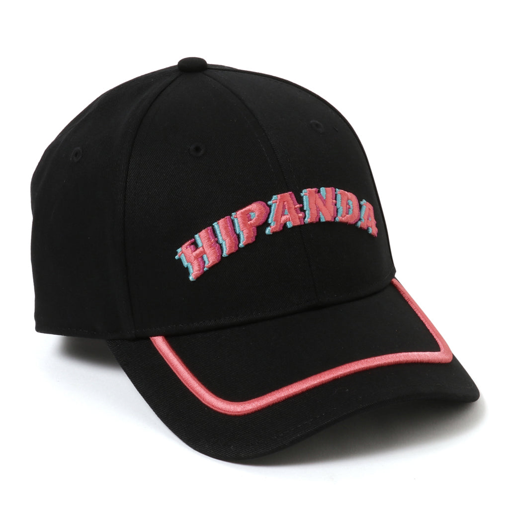 HIPANDA UNISEX  LETTERS CAP / BLACK × WHITE・BLACK × RED・BLACK × BLUE