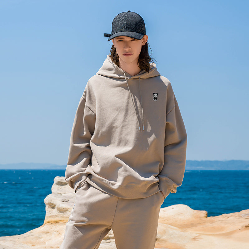 UNISEX HOODIE SWEAT SHIRT / WHITE・BLACK・KHAKI