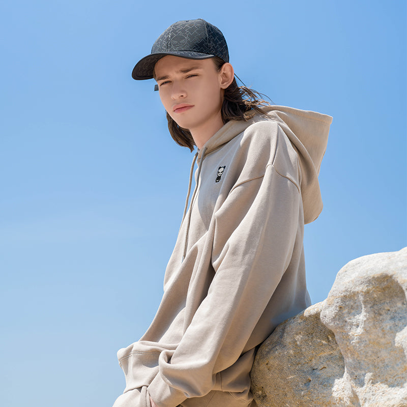 UNISEX HOODIE SWEAT SHIRT / WHITE・BLACK・KHAKI